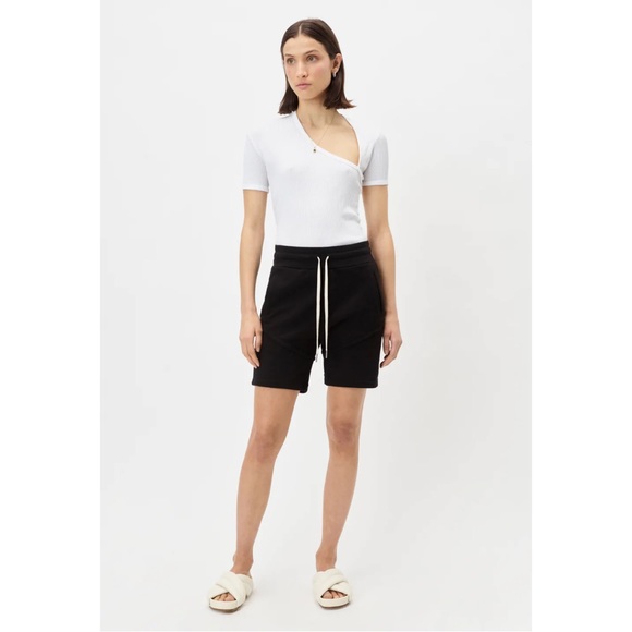 John Elliott Tops - NWT John Elliot Ribbed Asymmetrical Cutout Tee Size Large